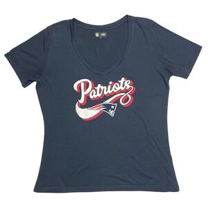 New England Patriots V-Neck T-Shirt NFL Super Bowl XL SHIPS OUT WITHIN‎ 24 HOURS